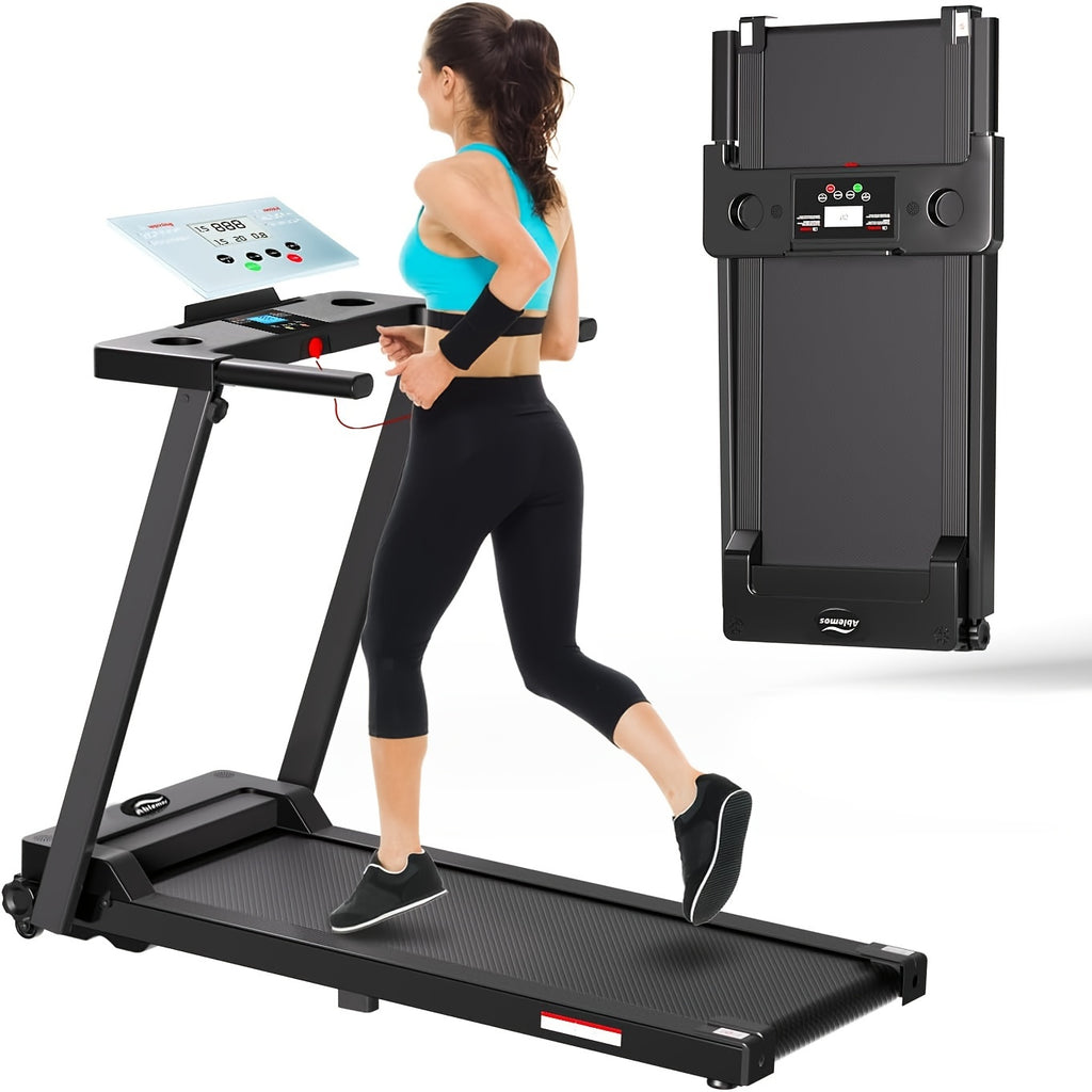 Foldable Electric Treadmill｜3.0HP Quiet Motor 300LBS Weight Capacity, Compact Folding Running Machine for Home Apartment Office Workout