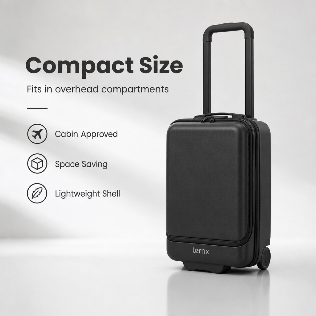 Cabin‑Approved Compact Travel Baby Stroller, One‑Push Quick Fold Lightweight Airplane Stroller with Shock‑Absorbing Wheels & 5‑Point Safety Harness