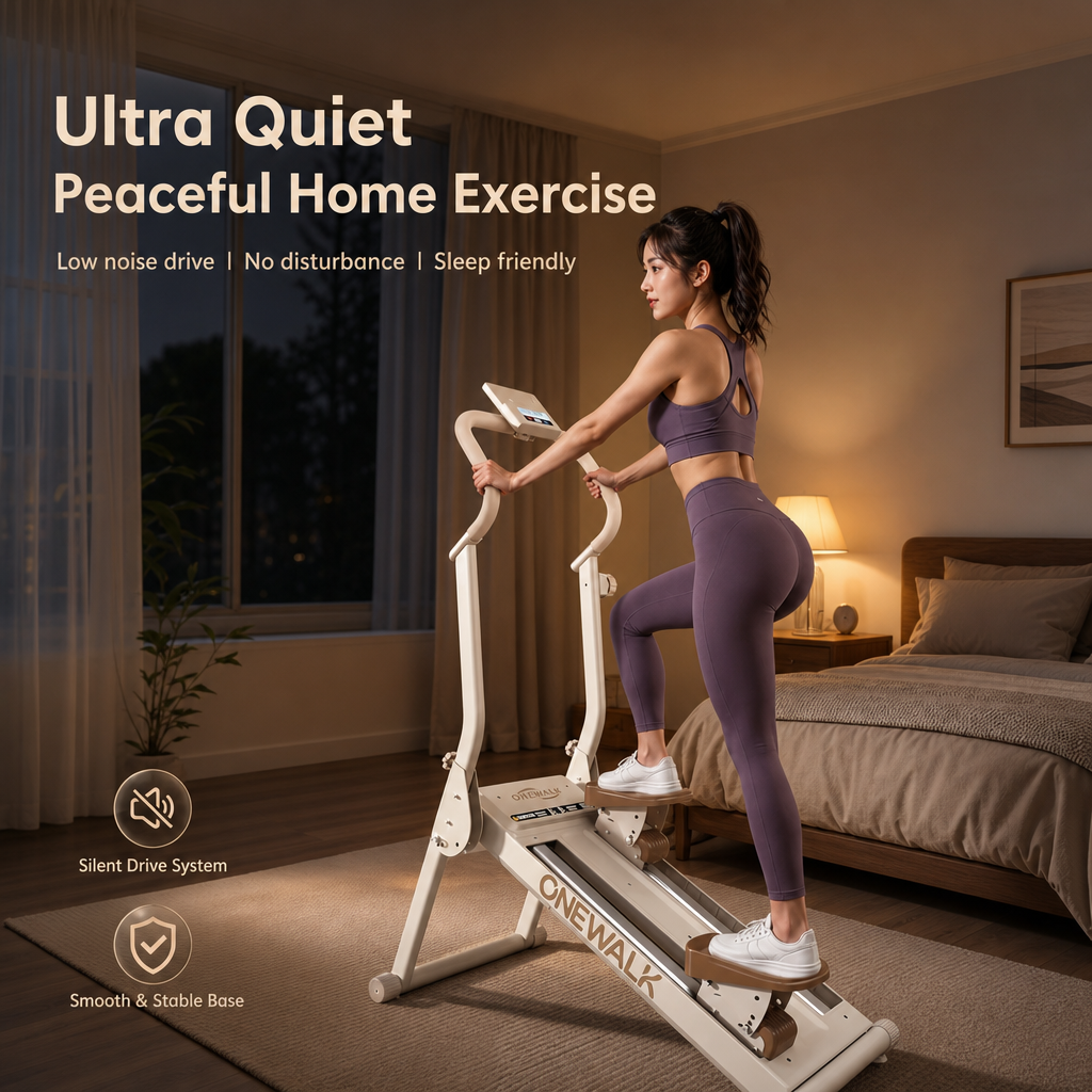 Foldable Magnetic Resistance Home Climber Stepper, Ultra‑Quiet Vertical Stair Climber Exercise Machine with LCD Monitor & Transport Wheels for Full‑Body Cardio Workout