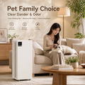 T2Pro Pro‑Grade Home Air Purifier, 99.9% Formaldehyde & Odor Elimination, Silent Sleep Mode Smart Monitor Air Purifier for Bedroom, Pet House & New Renovation